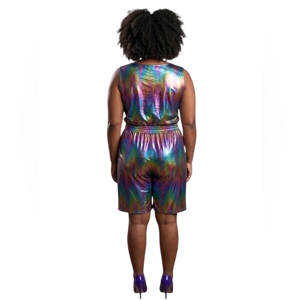 Iridescent Multi-Color Romper - Picture 2 of 4
